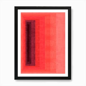 Modern gradient geometry 9 Art Print