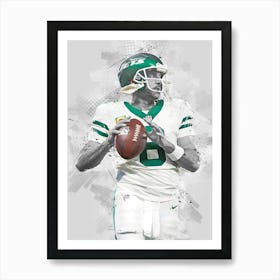 Aaron Rodgers New York Jets Art Print