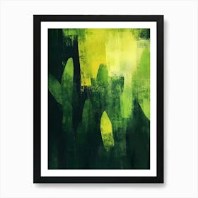 Abstract Cactus Art Print