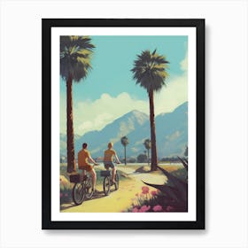 Palm Springs Travel Poster Vintage Art Print