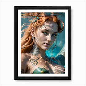 Mermaid-Reimagined 55 Art Print