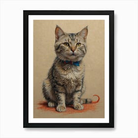 Tabby Cat 2 Art Print