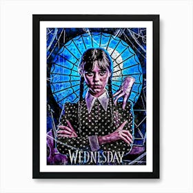 Addams Family Wednesday 1 Art Print