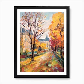 Autumn Gardens Painting Jardin Des Plantes France 1 Art Print