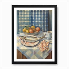 Herring 2 Still Life Painting Art Print