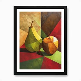 Pears And Apples Art Print