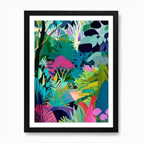 Mount Tomah Botanic Garden, Australia Abstract Still Life Art Print