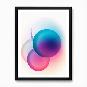 Soft Circles 01 Art Print