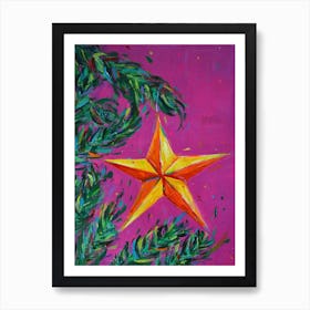 Christmas Star Art Print