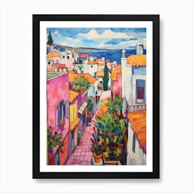 Tangier Morocco 6 Fauvist Painting Art Print