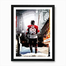 Chicago Blackhawks - Kane 1 Art Print