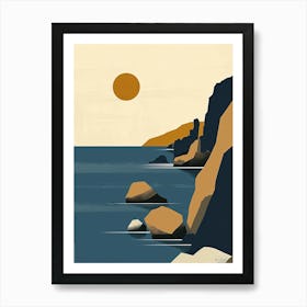 Cliffs, Hygge Art Print