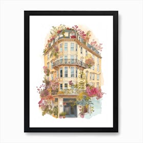 House Of Flowers San Francisco 2 Art Print