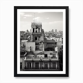 Mexico City, Black And White Analogue Photograph 3 Art Print