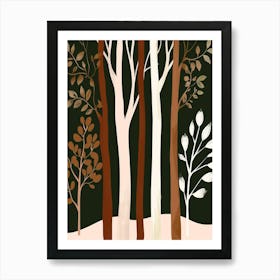 Birch Trees 19 Art Print