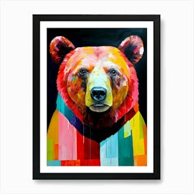Bear animal Art Print