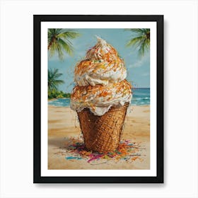 Ice Cream Cone 94 Art Print