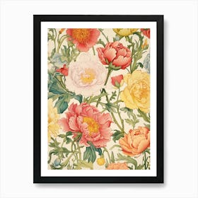 Peonies 88 Art Print