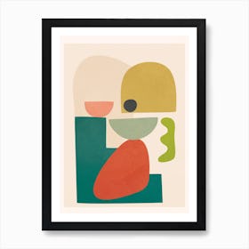 Playful Geometry 02 Art Print