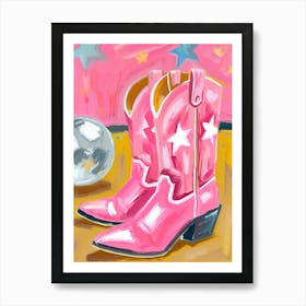 Cowboyboots Disco Art Print