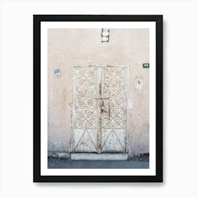 Arabian Door To A House Art Print