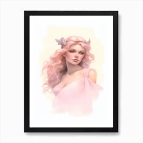 Aphrodite Watercolour 3 Art Print