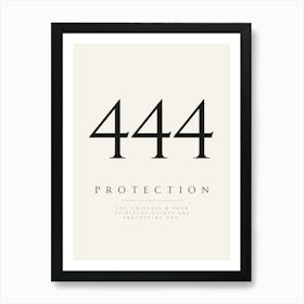 444 Angel Number Print Art Print