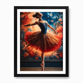 On Pointe Ballerina Art Print