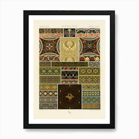 Middle Ages Pattern, Albert Racine (16) Art Print