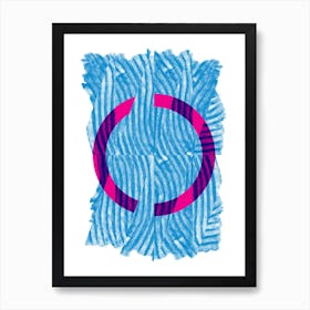 The Big O Blue Art Print