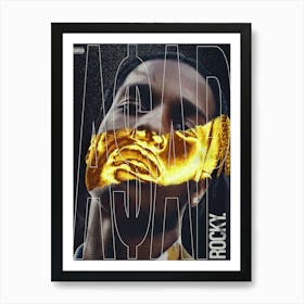 Asap Rocky Poster Art Art Print