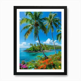 Tropical Island Art Print