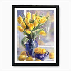 Yellow Tulips Art Print