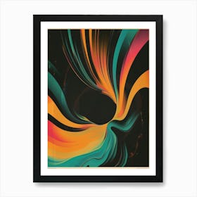 Abstract Swirls 1 Art Print