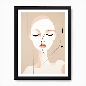 Abstract Of A Woman 12 Art Print