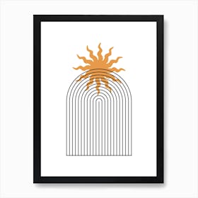 Sun In The Sky Art Print