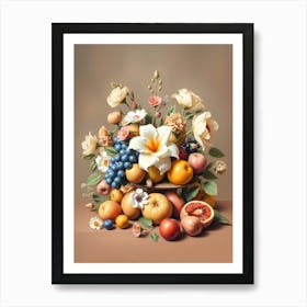 Fruit Arrangement 1 Art Print