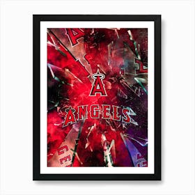 Los Angeles Angels Art Print