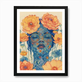 Lotus Flower Art Print