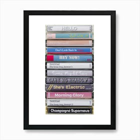 Oasis - Morning Glory- Cassette Print Music Poster Art Print