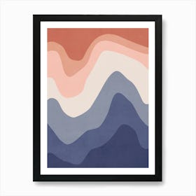 Abstract Waves 04 3 Art Print