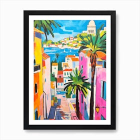 Split Croatia 7 Fauvist Painting Art Print