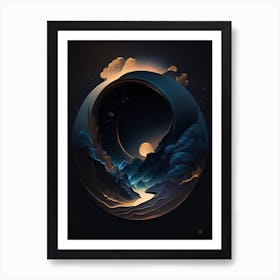 Dark Matter Comic Space Space Art Print