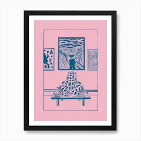 Frosch Kunstprint von Yeyejess Studio für Wohnzimmer