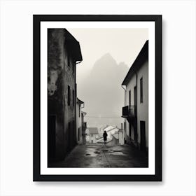 Bolzano, Italy,  Black And White Analogue Photography  1 Art Print