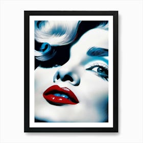 Madonna Art Print, Vintage, Color Highlights Art Print