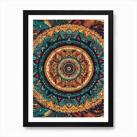 Spiritual Mandala 1 Art Print