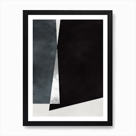 Concept Black White 5 Art Print