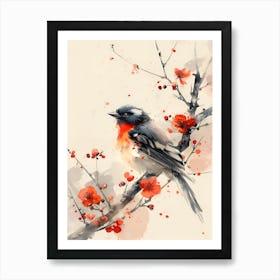 Chinese Bird Painting Art Print