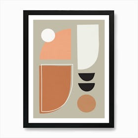 Geometry with expressive circles 17 Art Print